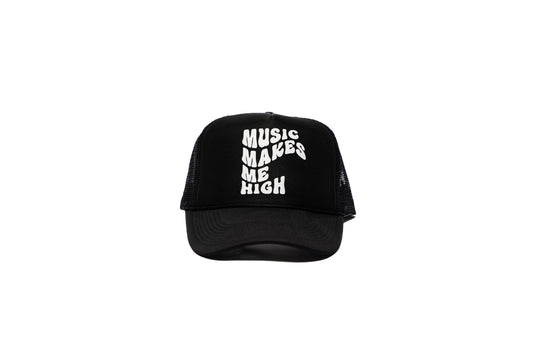 MUSIC MAKES ME HIGH BLACK HAT
