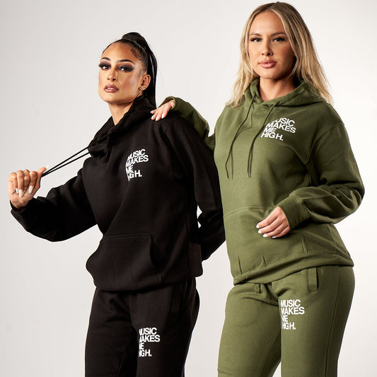 MUSIC MAKES ME HIGH *JOGGER* BLACK