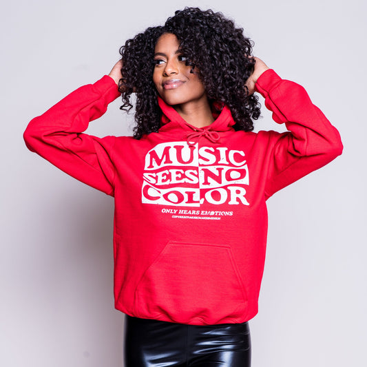 MUSIC MAKES ME HIGH *SEE NO COLOR* RED