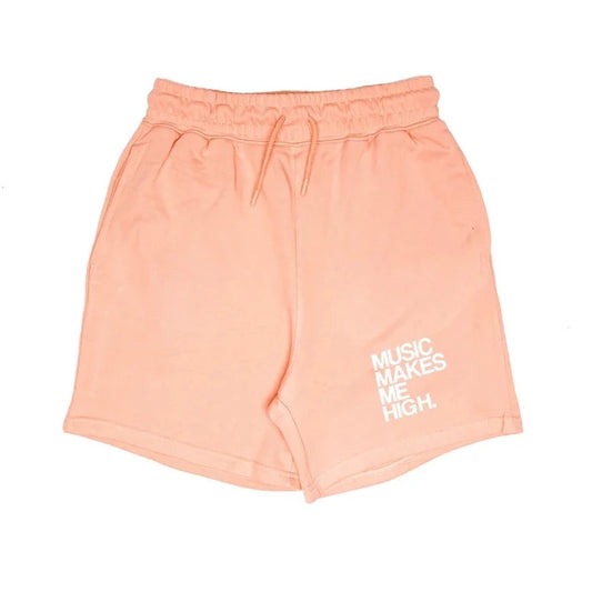 MUSIC MAKES ME HIGH *FRENCH TERRY SHORTS* BLUSH