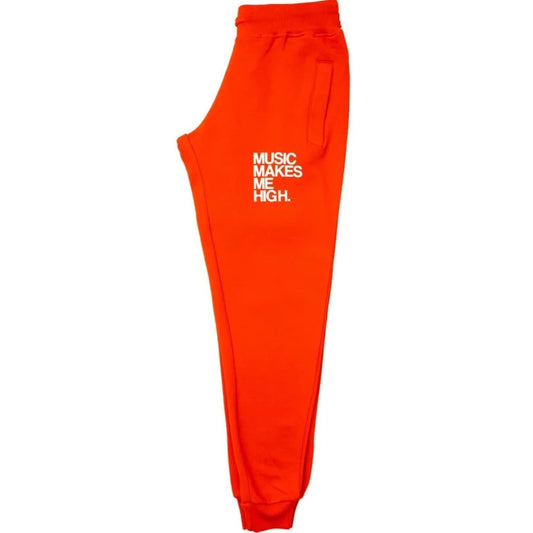 MUSIC MAKES ME HIGH *JOGGER* RED