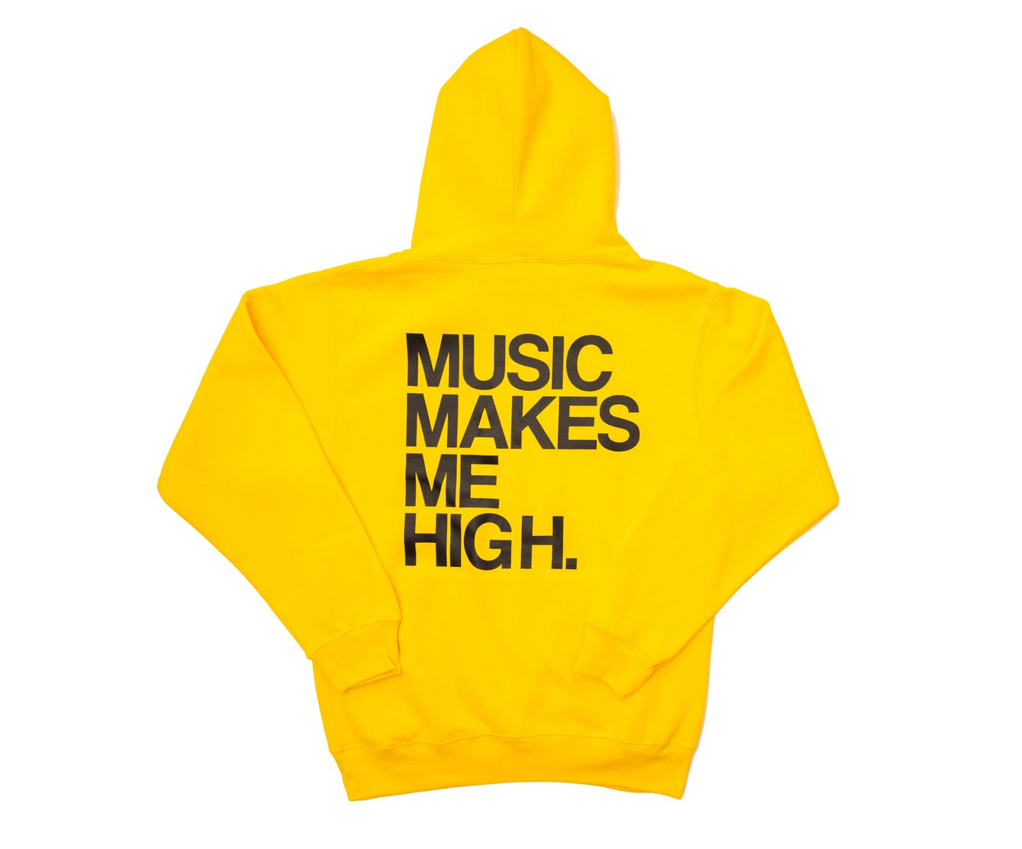 MUSIC MAKES ME HIGH *SIGNATURE HOODIE* YELLOW