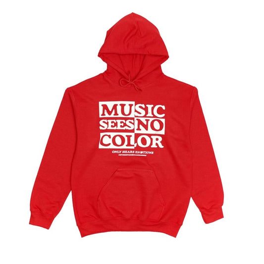 MUSIC MAKES ME HIGH *SEE NO COLOR* RED