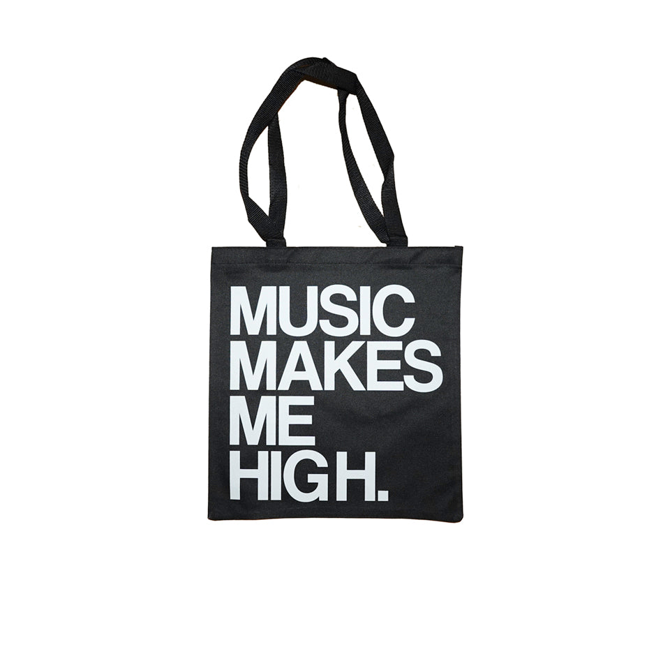 MUSIC MAKES ME HIGH *SIGNATURE BAG* BLACK