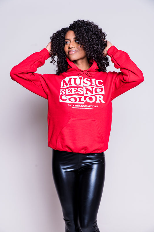 MUSIC MAKES ME HIGH *SEE NO COLOR* RED