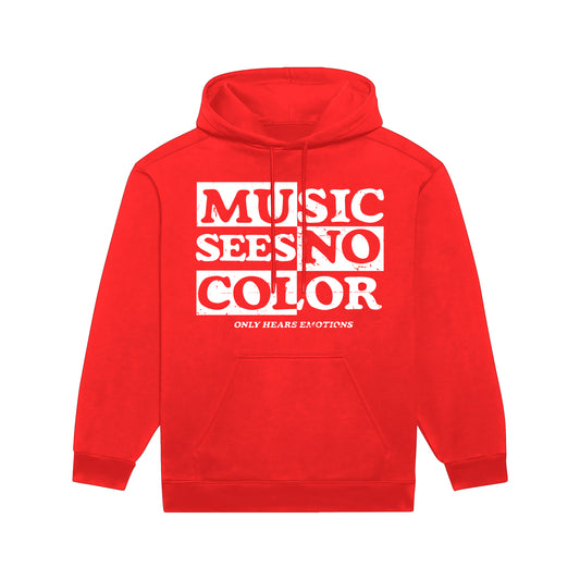 MUSIC MAKES ME HIGH *SEE NO COLOR* RED