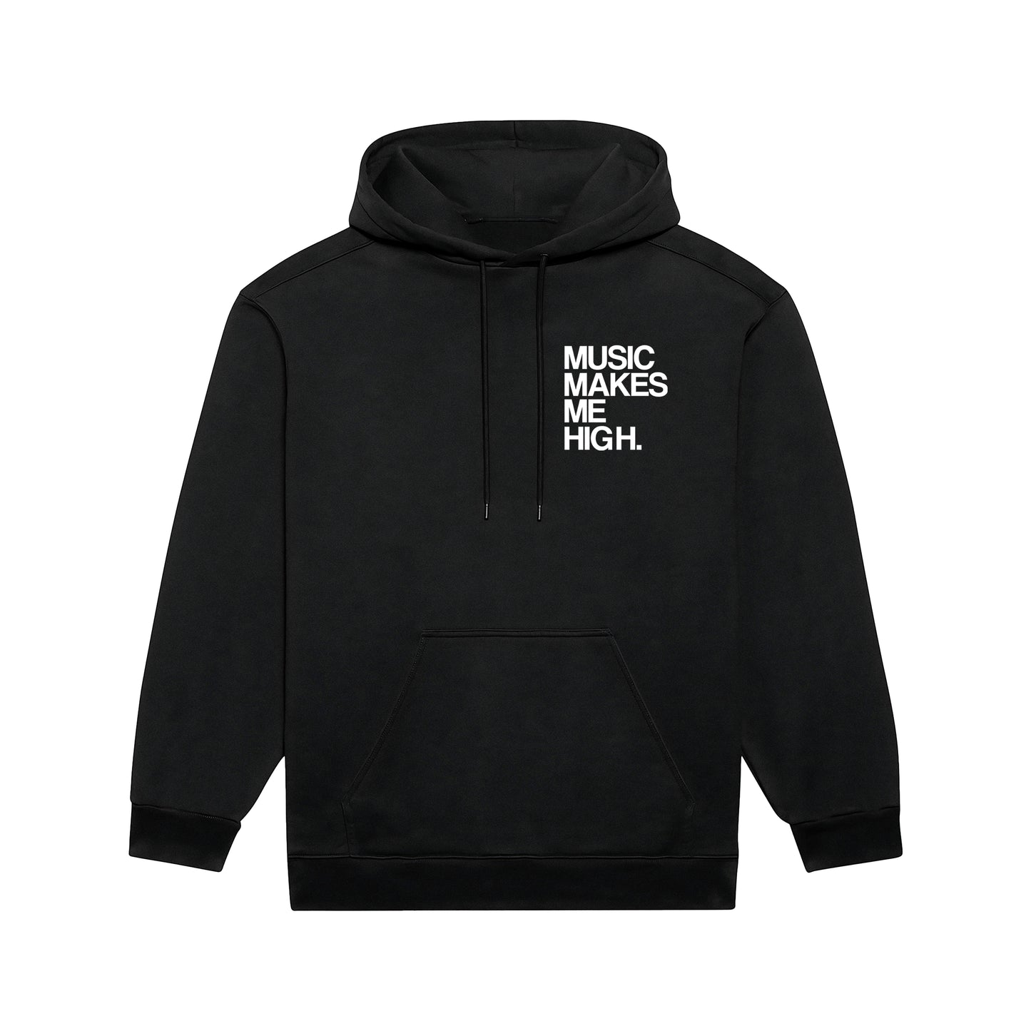 MUSIC MAKES ME HIGH *SIGNATURE HOODIE* BLACK