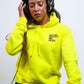MUSIC MAKES ME HIGH *SIGNATURE HOODIE* SAFETY GREEN (UNISEX)