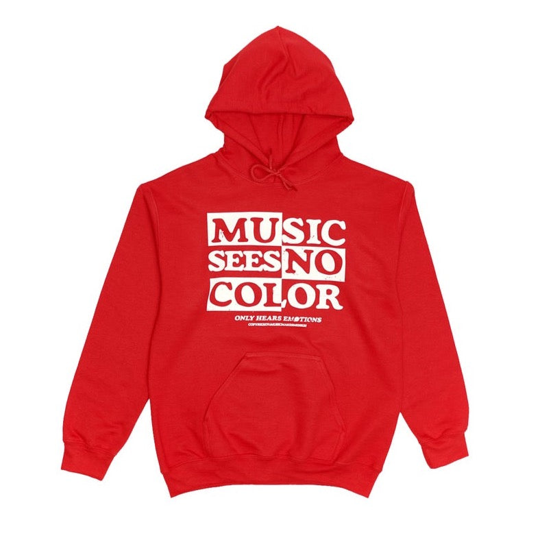 MUSIC MAKES ME HIGH *SEE NO COLOR* RED (UNISEX)