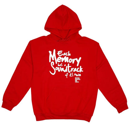 MUSIC MAKES ME HIGH *SOUNDTRACK HOODIE* RED